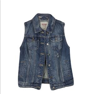 Mossimo | Womens Sleeveless Denim Jacket Size XS